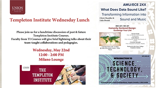 Templeton Institute TI Courses Lunch Flyer
