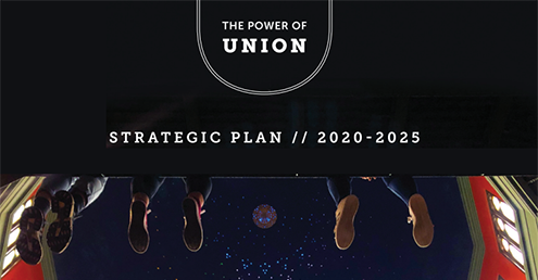 An image that reads a Strategic Plan for Union College