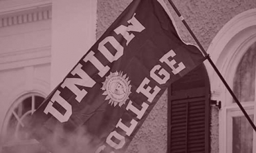 A picture of a Union College flag