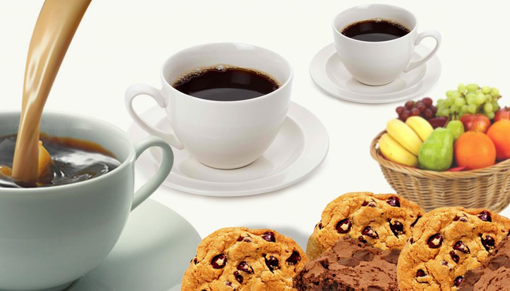 coffee and snacks
