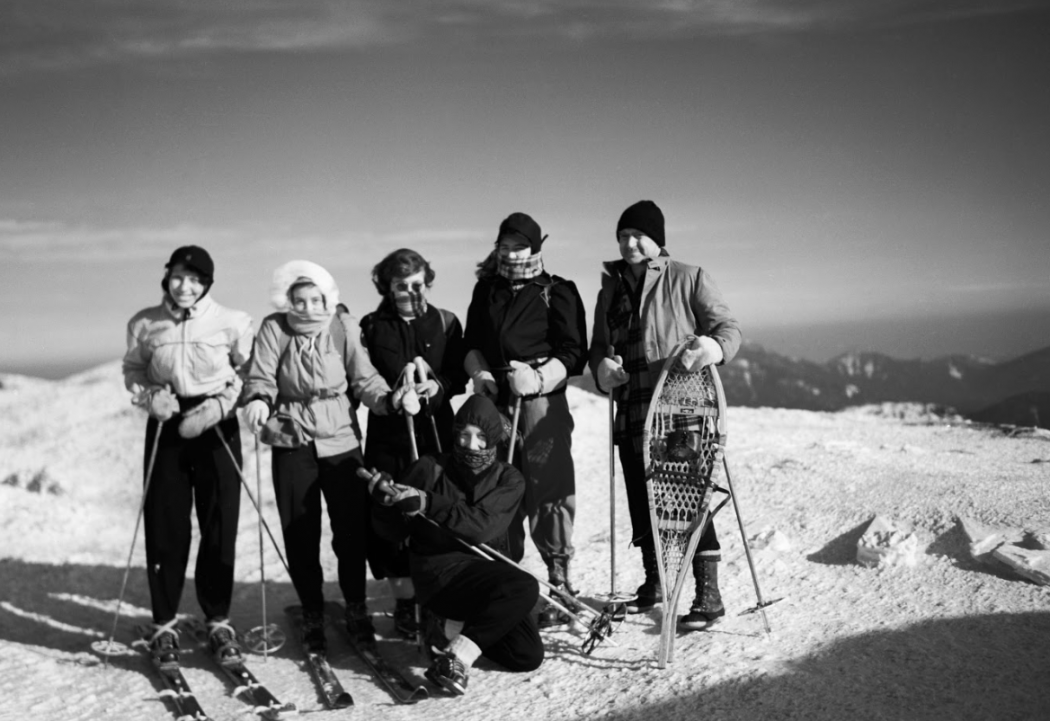 On the summit of Mt. Marcy, 1949.