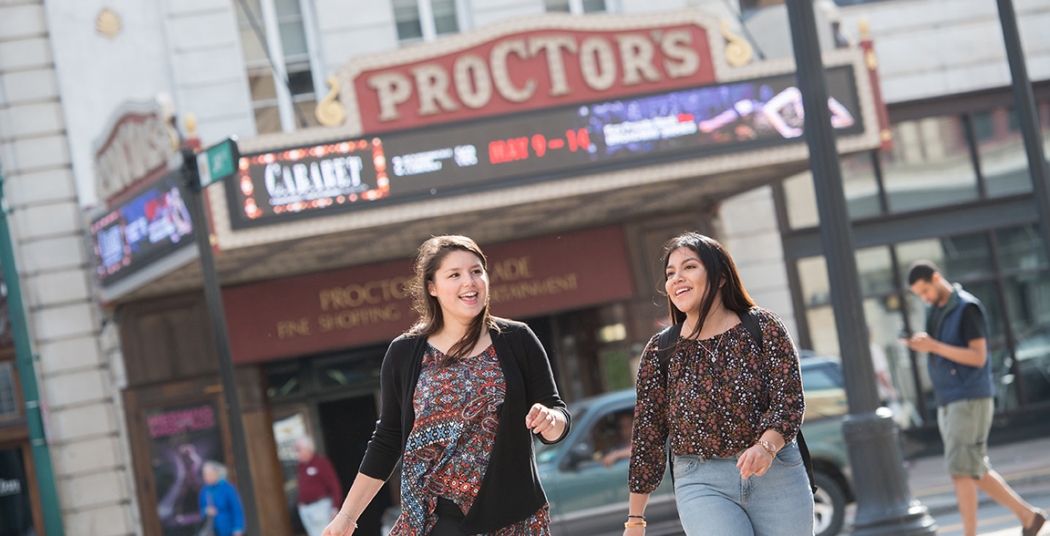 Proctor's theater is an old vaudeville theater offering Broadway shows and other performances.