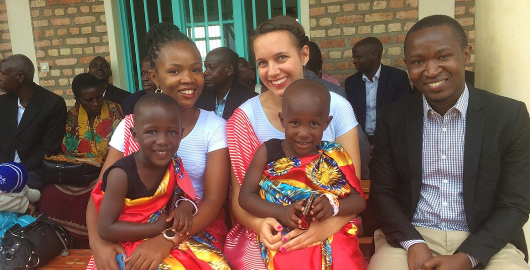 Keilah Creedon '14 works for the Education Development Center in Rwanda.