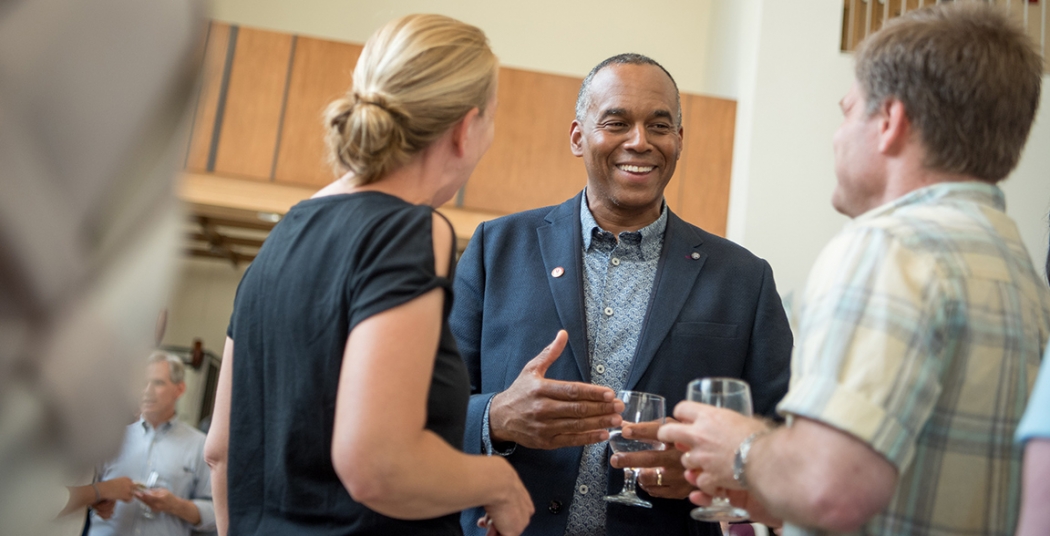 Welcoming reception for David Harris