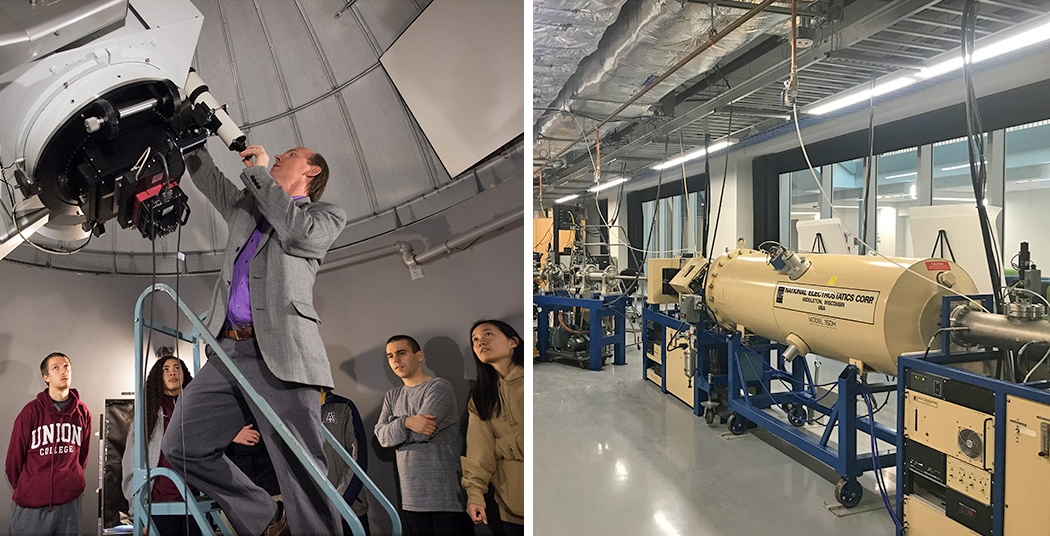 The Union College Obervatory and the accelerator