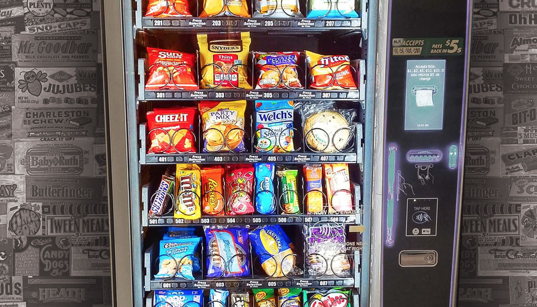 New Snack Machine Schaffer Library Union College