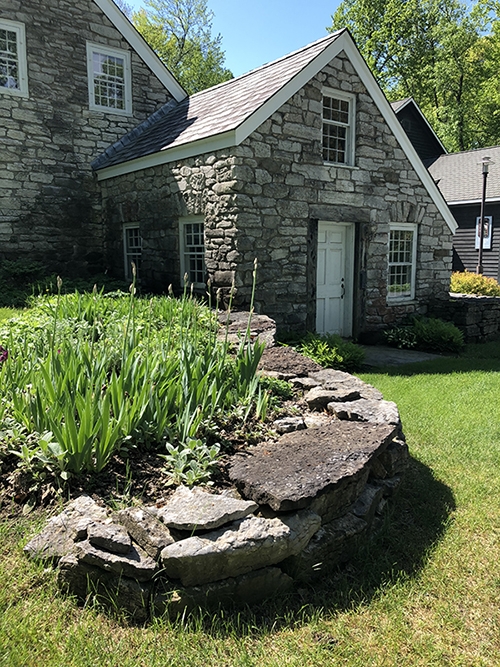 Outside the Kelly Adirondack Center 