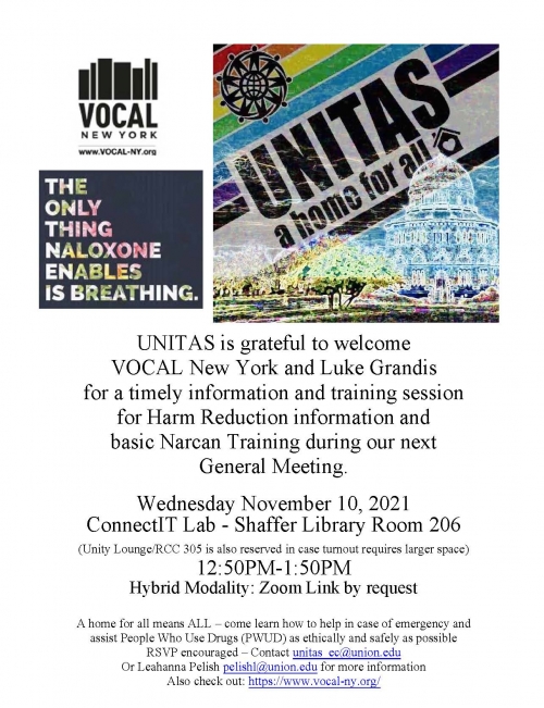 UNITAS event flyer