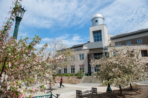 Exterior view of F.W. Olin Center