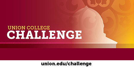 A graphic that says Union College Challenge
