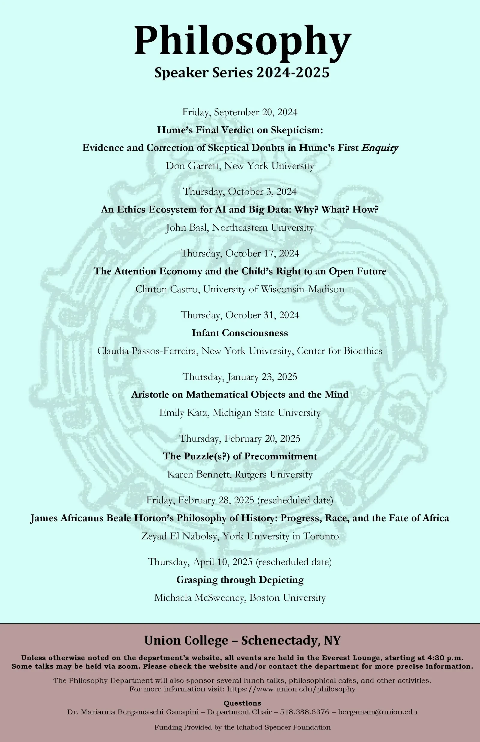 flyer with event details