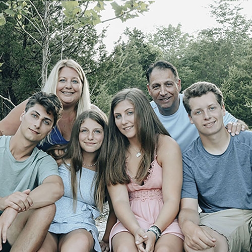 A photo of the Merlo family