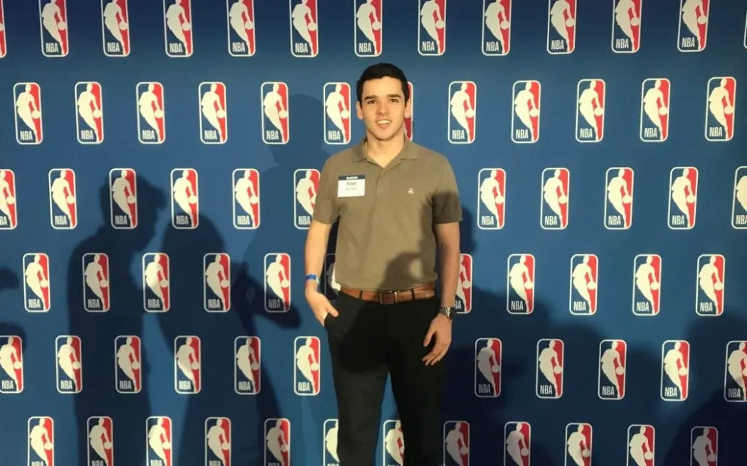 Robert Harrington participated in the final round of 2019 NBA Hackathon