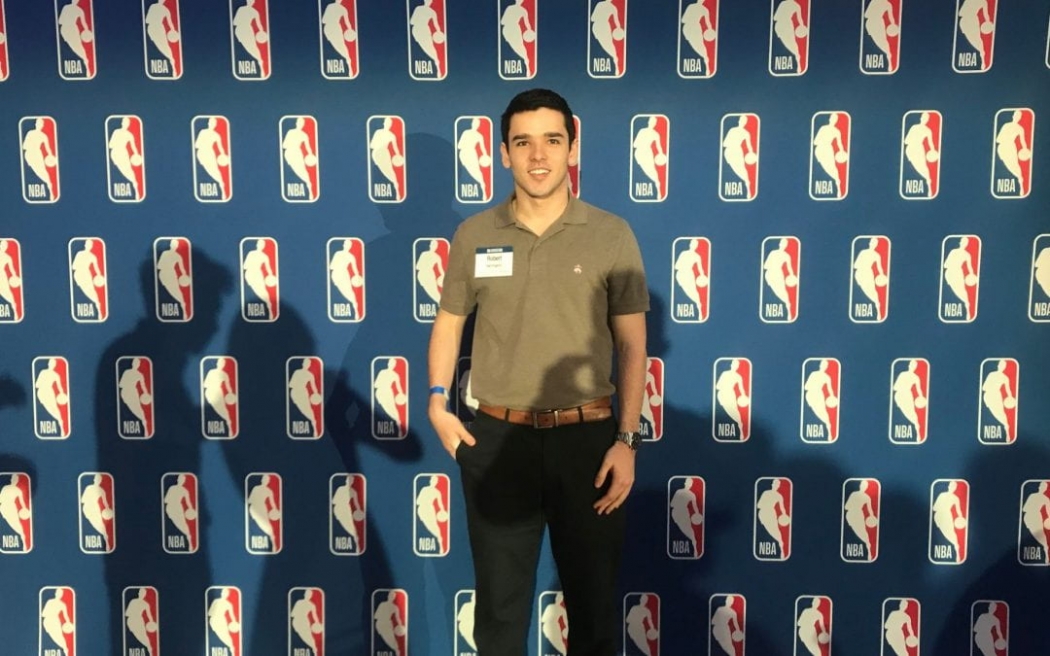 Robert Harrington participated in the final round of 2019 NBA Hackathon
