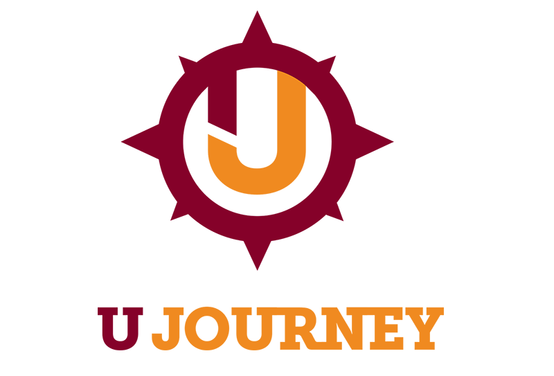 A log that says "U Journey"