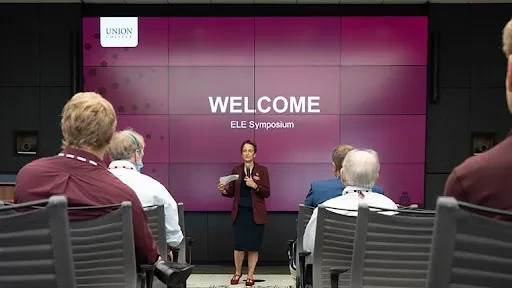 President Kiss Welcoming guests at ELE 2025