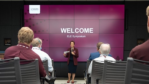President Kiss Welcoming guests at ELE 2025