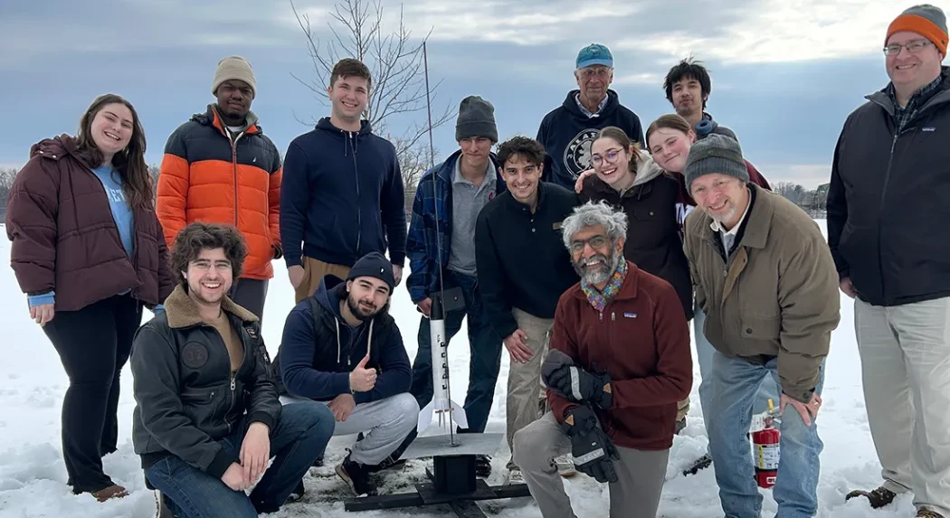 Dean Ramasubramanian with Rocket Team