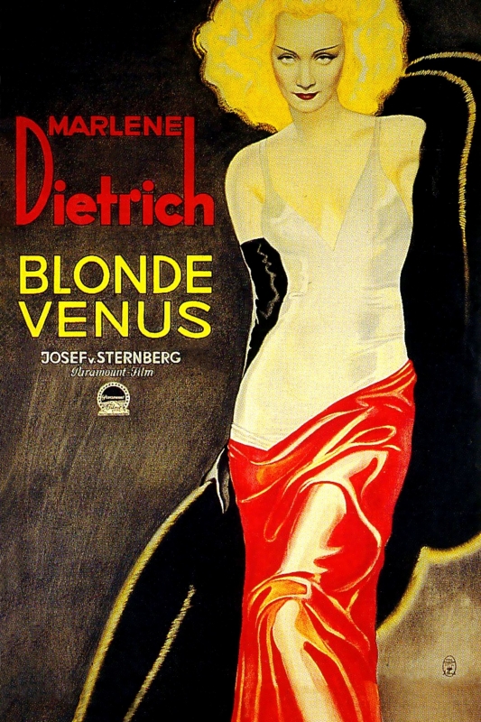 Blonde Venus Movie Poster 1932