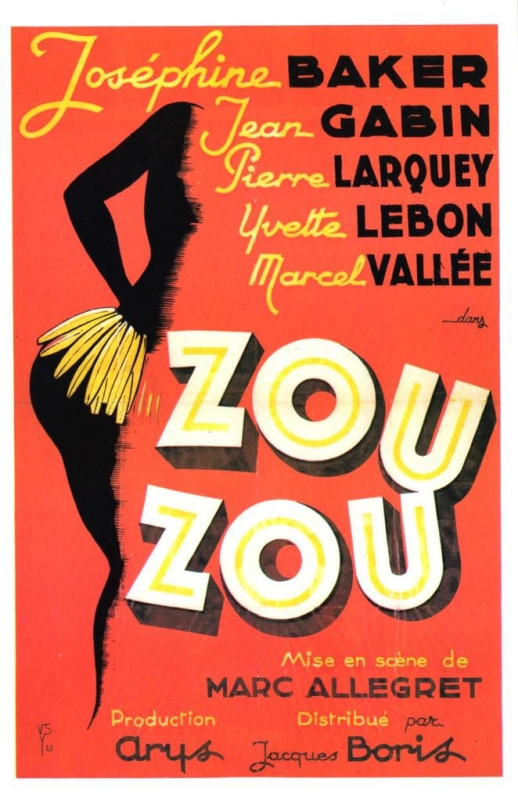 Zouzou Movie Poster 1934
