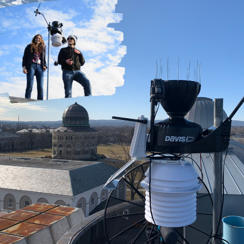 New station installed on Olin Roof