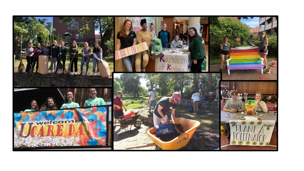 Union College student volunteers