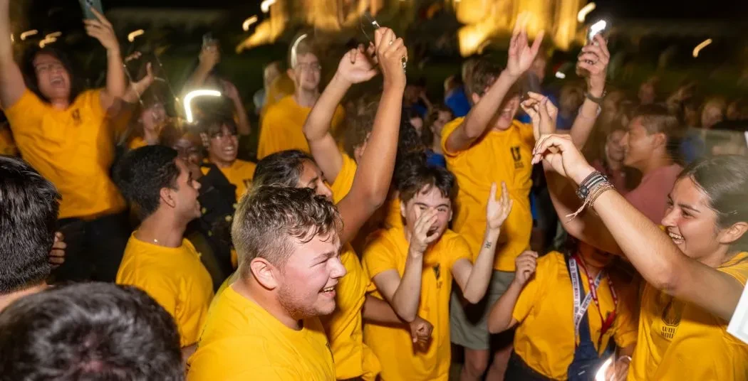 First-year students competing at Minervolympics