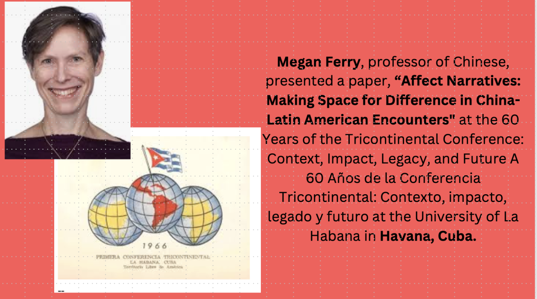 Prof Ferry participated in academic conference in Cuba in Jan 2026.