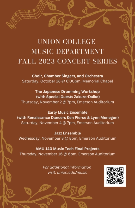 fall concert series poster