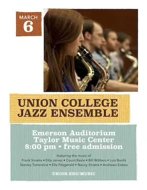 jazz ensemble winter concert poster