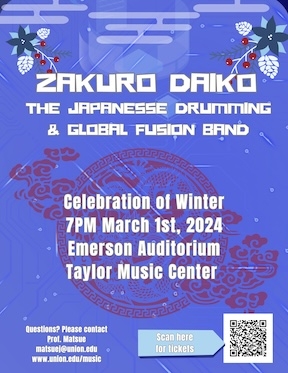 Zakuro Daiko winter poster