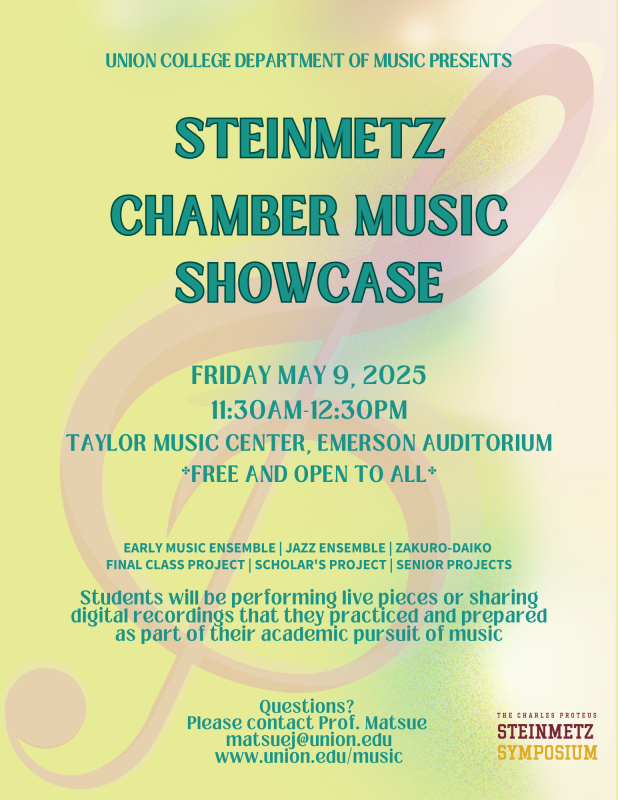 Chamber music showcase poster