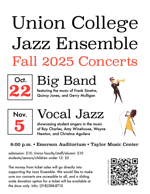 jazz ensemble fall 25 poster