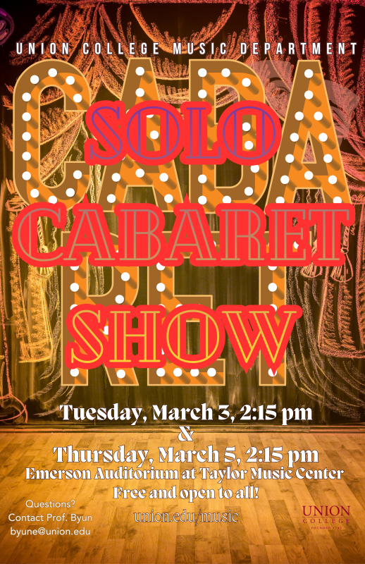 caberet show poster