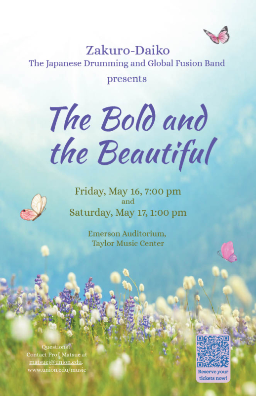 Poster for taiko concert