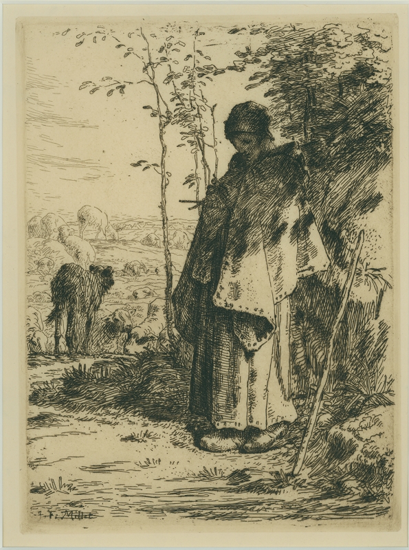 Jean-Francois Millet, La Grande Bergère