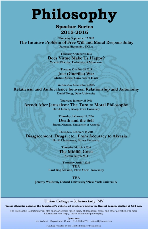 2015-2016 Speaker Series Flyer
