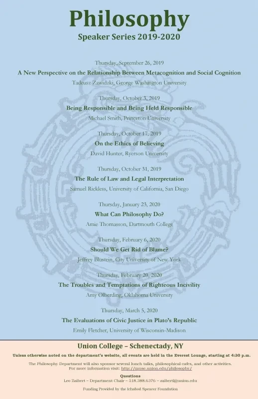 poster with event details