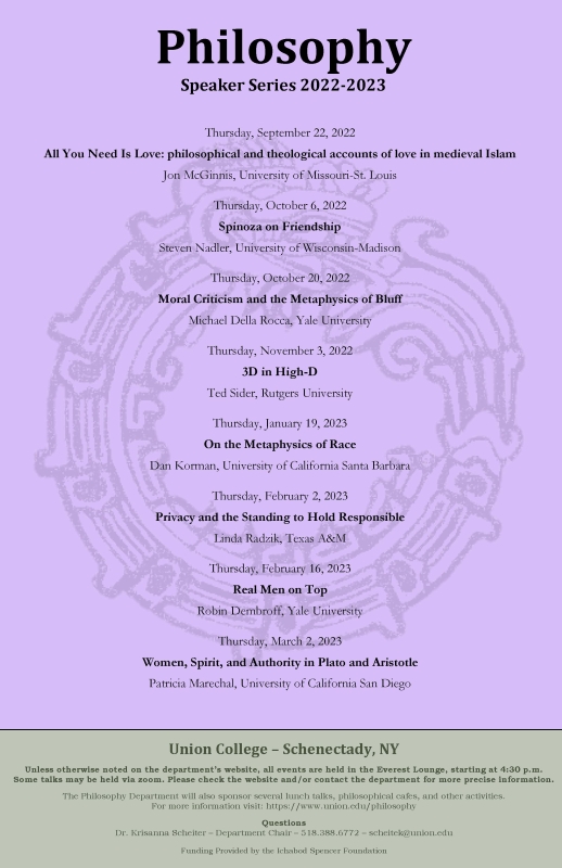 poster with event details