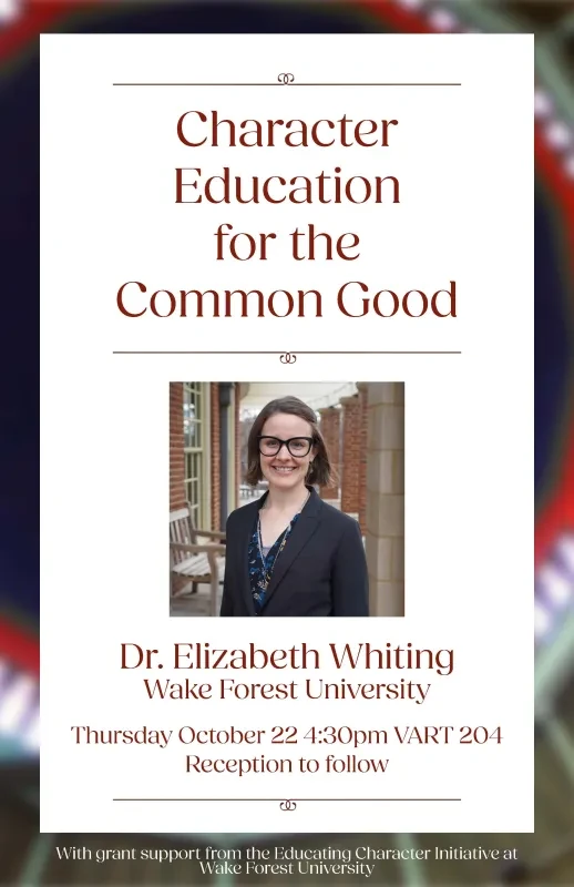 character education poster