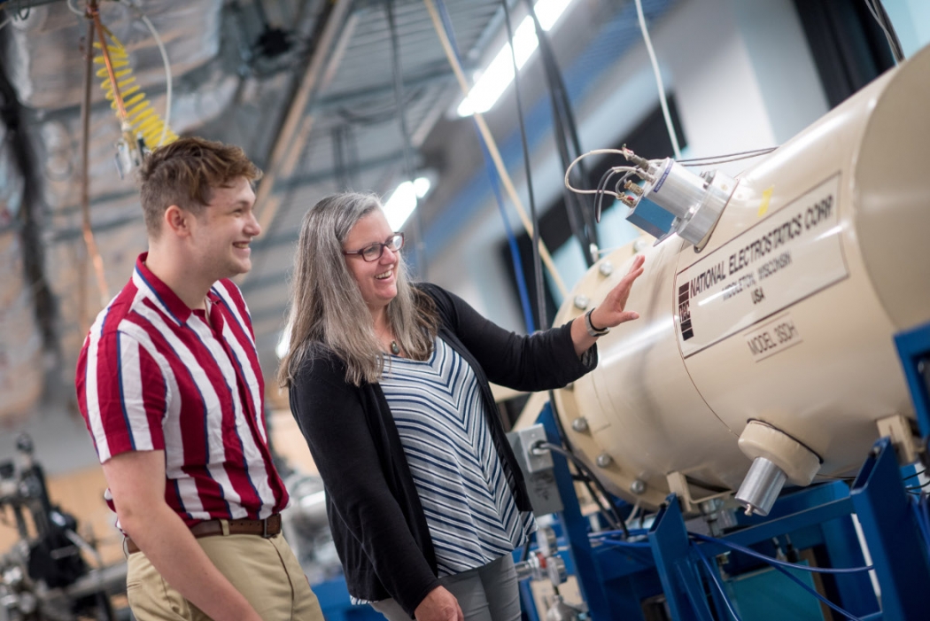 At the particle accelerator