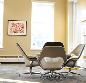 study spaces - movable chairs