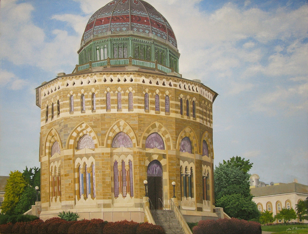 Nott Memorial oil painting by John Hai Famulare