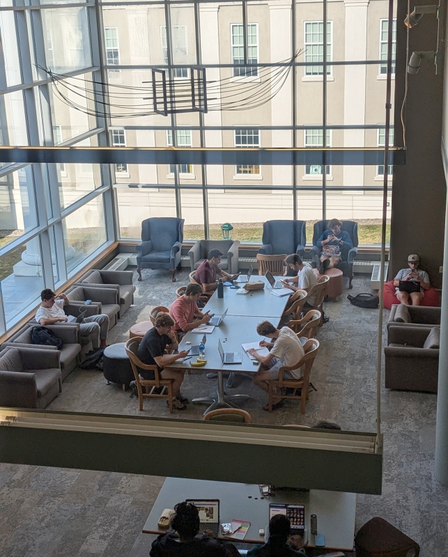 study tables 2nd floor