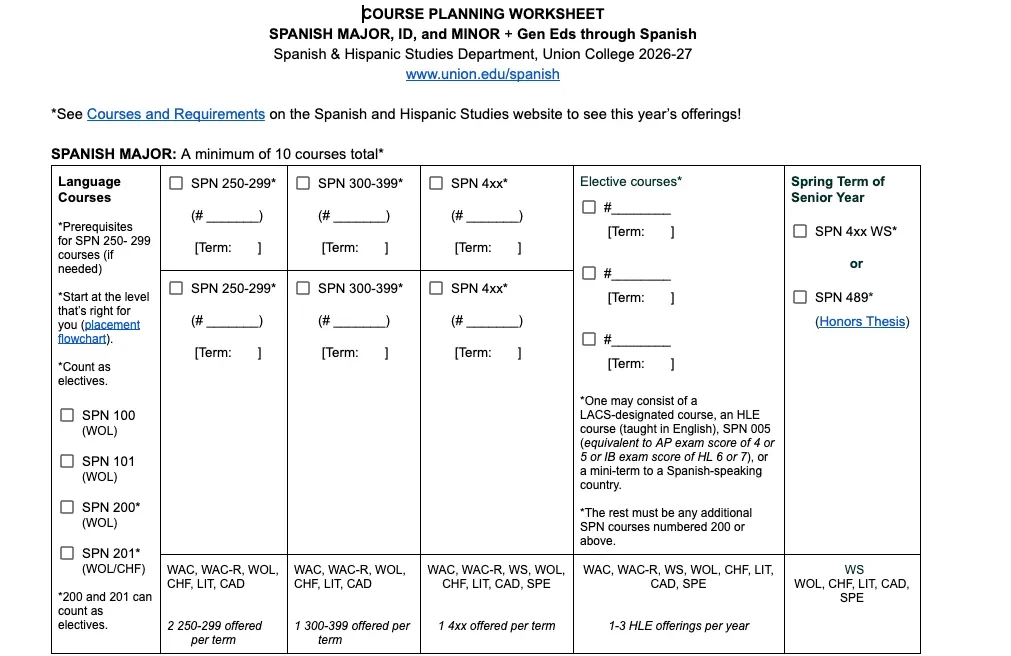 Worksheet 2026-2027