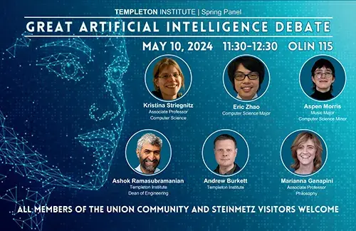 Templeton Institute Great AI Debate Flyer