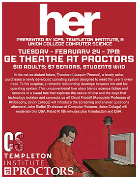 "Her" Film Viewing Flyer