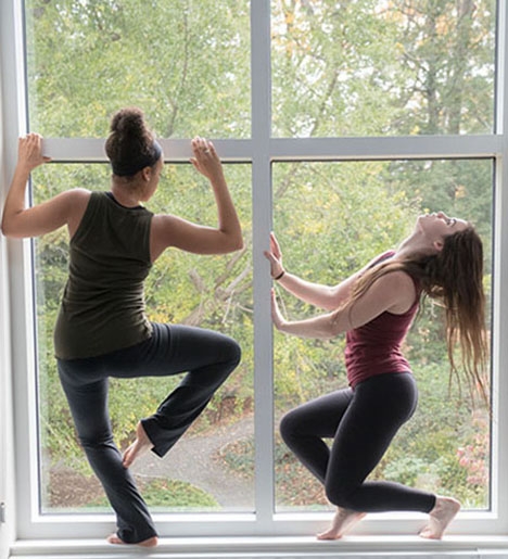 Dancers in Window