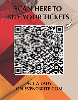 Act A Lady QR Code Flyer