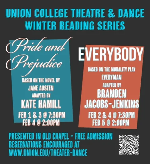 Staged reading series poster